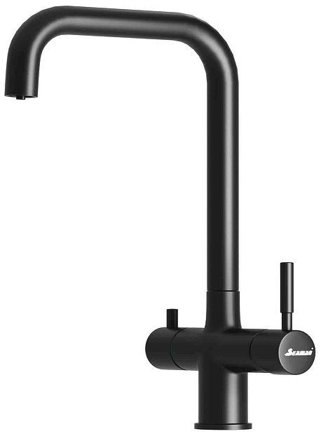Смеситель для кухни Seaman Visconti SSL-7326-NM цвет Черный матовый