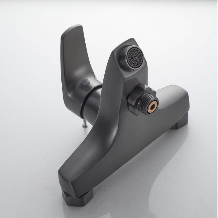 Смеситель для ванны Shevanik S5002T цвет Оружейная сталь