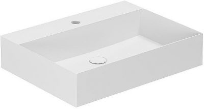 Раковина Azzurra Elegance Squared 60 ELLP060450QMBI/(EQA60M bi)*1 Белая