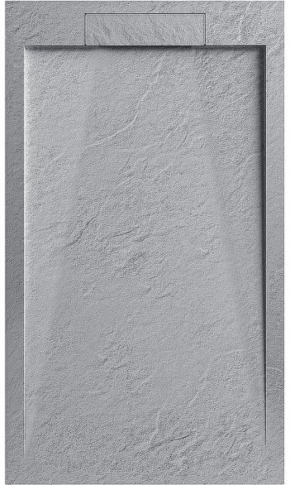 Душевой поддон из искусственного камня Esbano Luxe ESP-LX108G 100x80 ESPLX 108G Серый матовый