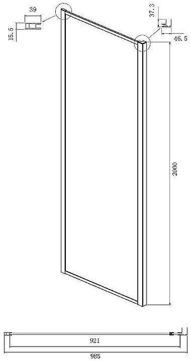 Душевой уголок Ambassador Forsa 110х100 17021217AB-100AB профиль Черный стекло прозрачное Душевой уголок Ambassador Forsa 110х100 17021217AB-100AB профиль Черный стекло прозрачное