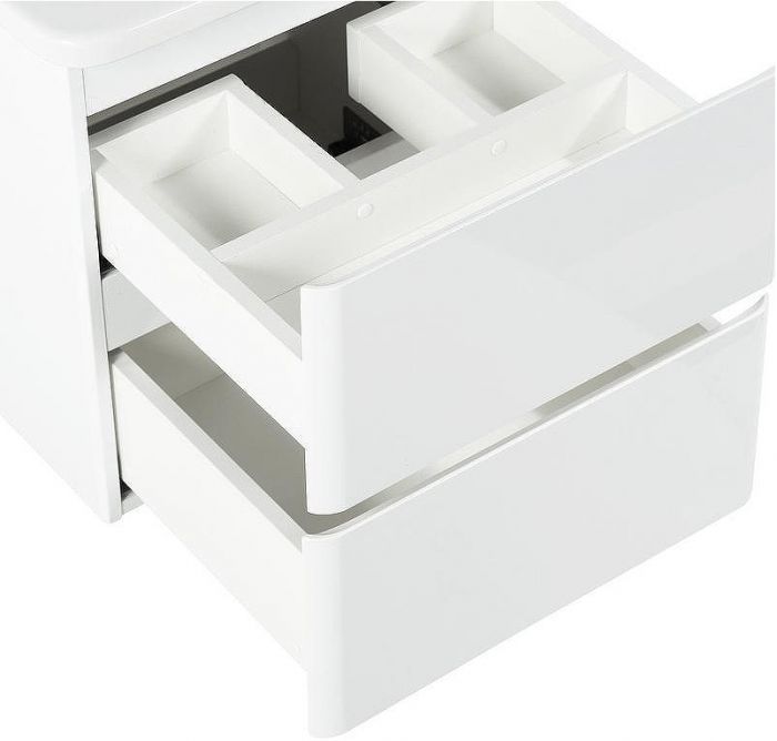 Тумба под раковину BelBagno 50 ALBANO-CER-500-2C-SO-BL подвесная Bianco Lucido