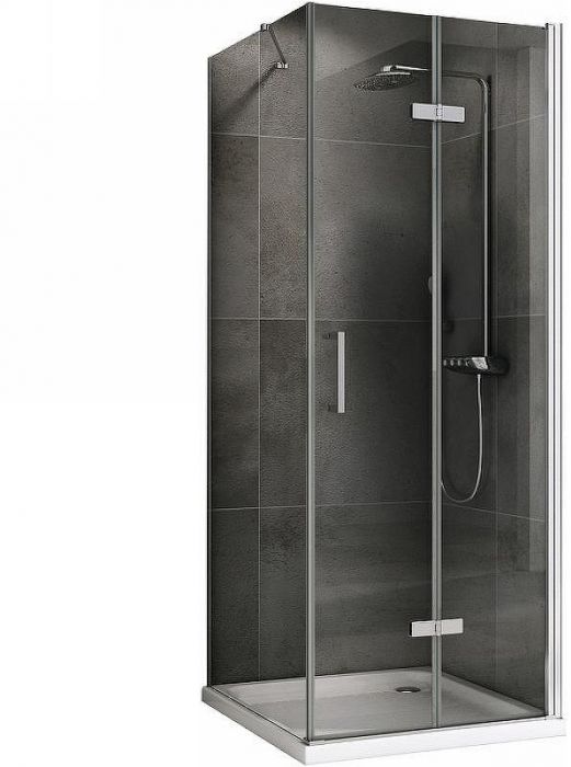 Душевой уголок Abber Zart 100x90 AG08100P-S91 профиль Хром стекло прозрачное