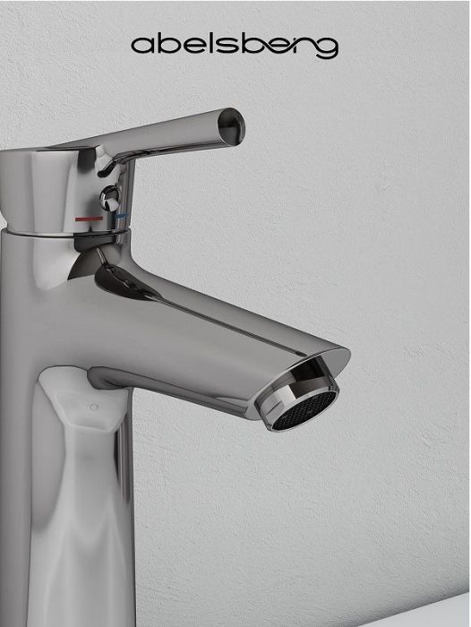 Смеситель для раковины Abelsberg Solida AMF20090CH цвет Глянцевый хром