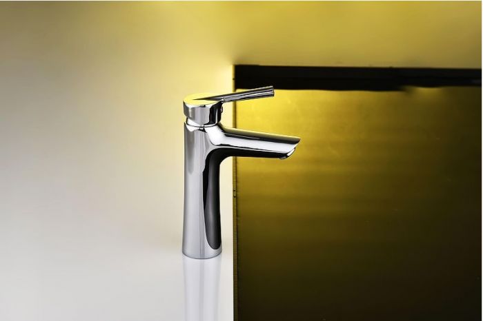 Смеситель для раковины Abelsberg Solida AMF20090CH цвет Глянцевый хром