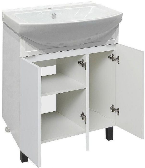 Тумба под раковину Runo Римини 75 00-00001255 Белая