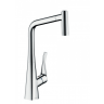 Hansgrohe Metris Смеситель  для кухни на 1 отв, поворотный и выдвижной излив 2jet, цвет: хром
