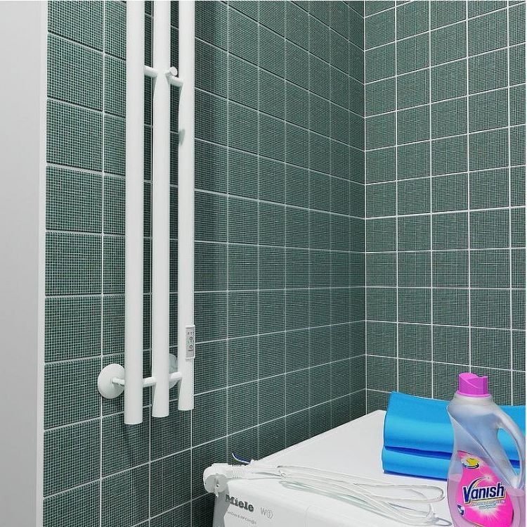 Электрический полотенцесушитель Маргроид Inaro 1200x120 Inaro3v-12012-1049-9016R правый Белый матовый Электрический полотенцесушитель Маргроид Inaro 1200x120 Inaro3v-12012-1049-9016R правый Белый матовый