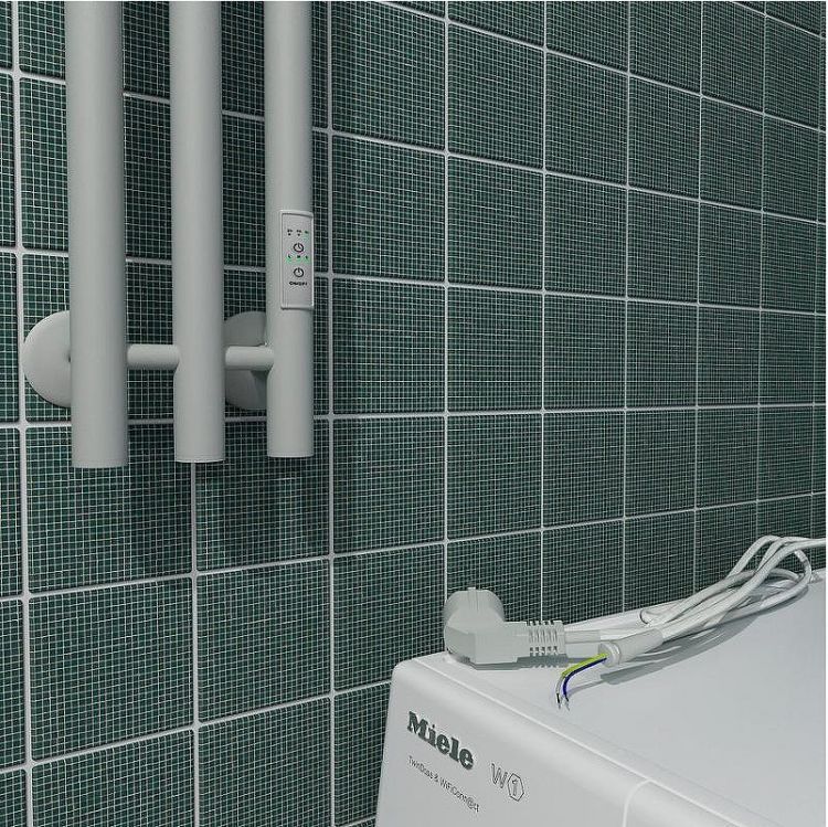 Электрический полотенцесушитель Маргроид Inaro 1200x120 Inaro3v-12012-1049-9016R правый Белый матовый Электрический полотенцесушитель Маргроид Inaro 1200x120 Inaro3v-12012-1049-9016R правый Белый матовый