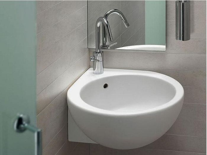 Раковина Hatria You and Me 46 R Y0H701 угловая Белая