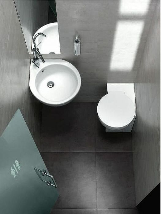 Раковина Hatria You and Me 46 R Y0H701 угловая Белая