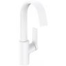 Hansgrohe Vivenis Смеситель для раковины, на 1 отв., с поворотным изливом, с донным клапаном, цвет: белый матовый