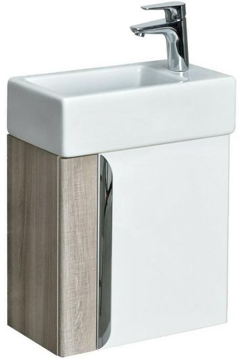 Тумба под раковину Aquaton Вита 45 1A221401VTD70 подвесная Белая Ясень шимо