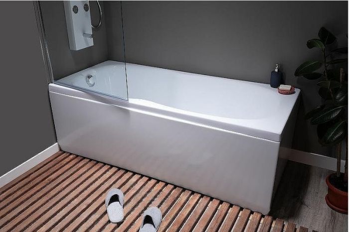 Шторка на ванну Aquanet SG-750 150 209411 профиль Хром стекло прозрачное