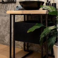 Тумба Velvex Gelou 45 tpGEL.45-45.214 подвесная Черная матовая