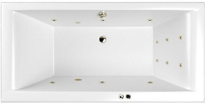 Акриловая ванна Whitecross Savia Duo 170x80 0103.170080.100.LINE.BR с гидромассажем