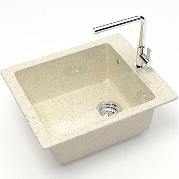 Кухонная мойка Bergg Z8 B008Q002 Бежевая