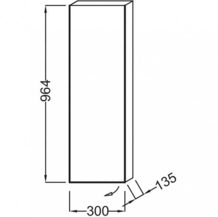 Шкаф-пенал Jacob Delafon Rythmik EB1058G-E10 Шкаф-пенал Jacob Delafon Rythmik EB1058G-E10