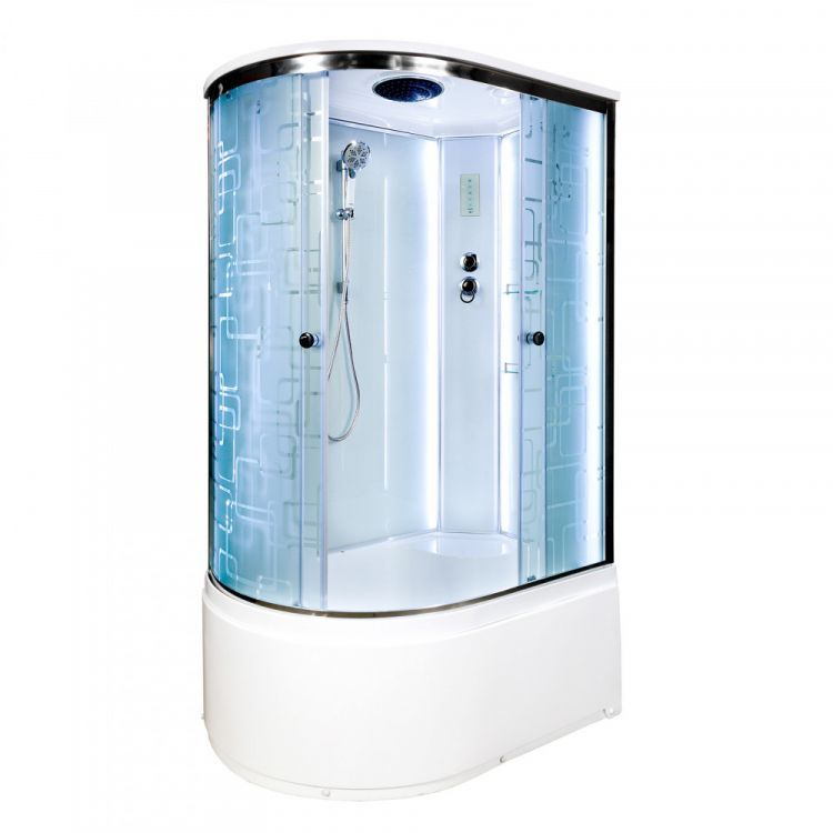 Душевая кабина Deto EM 4512R LED 120x80x220