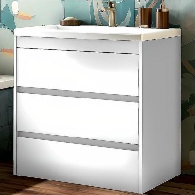 Тумба под раковину Art&amp;Max FAMILY-750-3C-PIA-BL Белый глянец