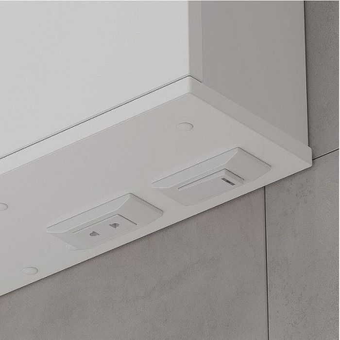 Зеркало со шкафом Volna Lake 80 R zsLAKE80.R-01 с подсветкой Белое