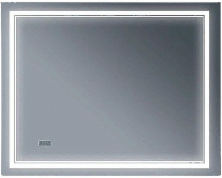 Зеркало Бриклаер Эстель-2 100 4627125414312 с подсветкой с бесконтактным выключателем и часами