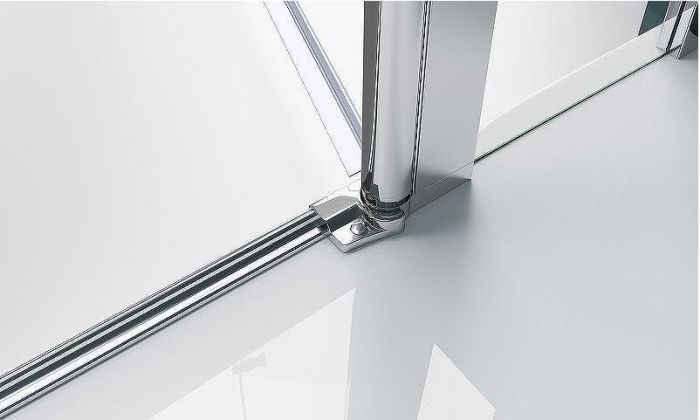 Душевая дверь BelBagno Etna 100 ETNA-B-12-60/40-C-Cr профиль Хром стекло прозрачное