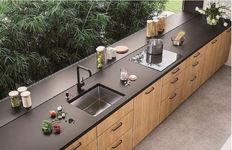 Кухонная мойка Alveus Kombino 50 SAT-90 500x400x195 1100237 Сатинированная сталь