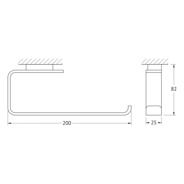 Держатель полотенца 8313 Держатель полотенца 8313