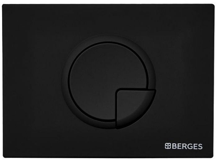 Клавиша смыва Berges Novum R5 040025 Черная