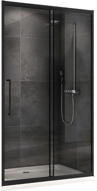 Душевая дверь Abber Schwarzer Diamant 150 AG30150BH профиль Черный стекло прозрачное