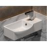 Умывальник CERAMICANOVA Element подвесной прямоугольный с крепежом (чаша слева, отверстие под смеситель справа) CN6039L
