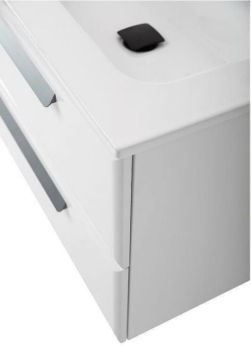 Тумба под раковину Cezares Eco-Cer-N 100 R ECO-CER-N-1000-2C-SO-BL-R подвесная Bianco Lucido без ручек