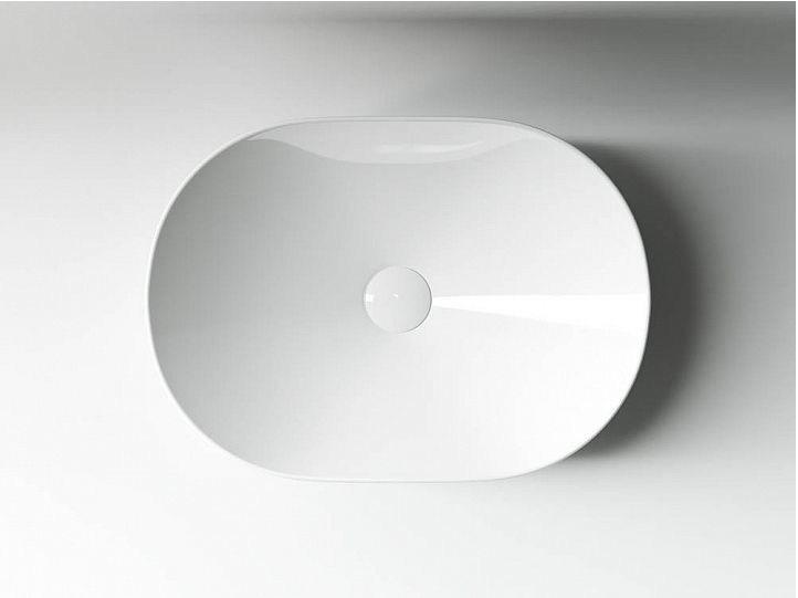 Умывальник CERAMICANOVA Element чаша накладная овальная 480x350x130 мм CN5010