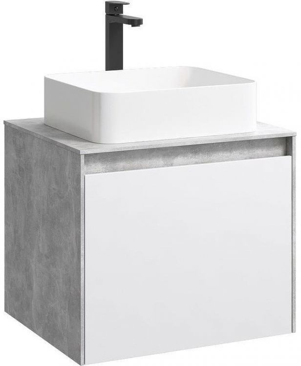 Корпус тумбы под раковину Aqwella 5 Stars Mobi 60 MOB0106BS подвесной Бетон светлый