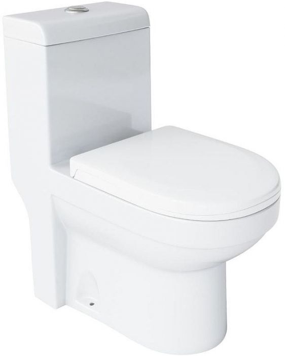 Унитаз моноблок Laguraty 2100AW с бачком и сиденьем Микролифт