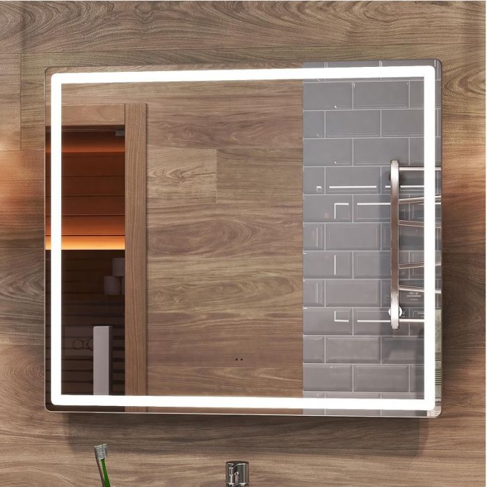 Зеркало Vigo Geometry Comfort 80 062 с подсветкой с бесконтактным выключателем и подогревом