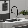 Смеситель для кухни Sancos Dora с гибким изливом, цвет хром/черный, SC4003CH