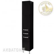 Пенал для ванной АКВАТОН Ария-Н (1A124403AA950), черный глянец Пенал для ванной АКВАТОН Ария-Н (1A124403AA950), черный глянец