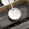 Тумба подвесная SANCOS Snob R, Bianco 995х445х500, под столешницу с отверстием под смеситель, цвет Black Sky, SNR100W