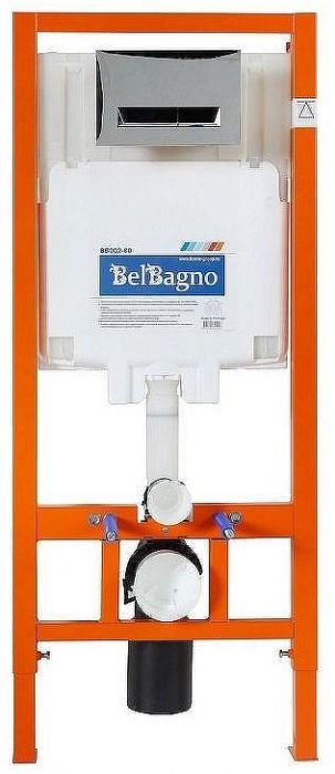 Инсталляция BelBagno BB002-80 для подвесного унитаза без клавиши смыва