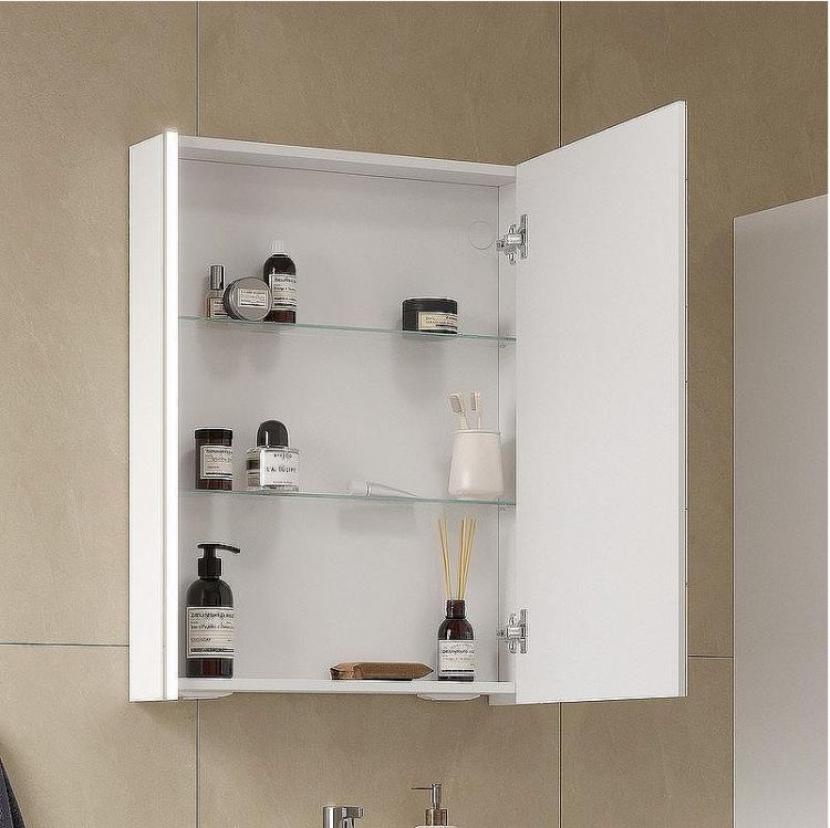 Зеркальный шкаф Volna Prime LED 60 szPRIME60 с подсветкой Белый