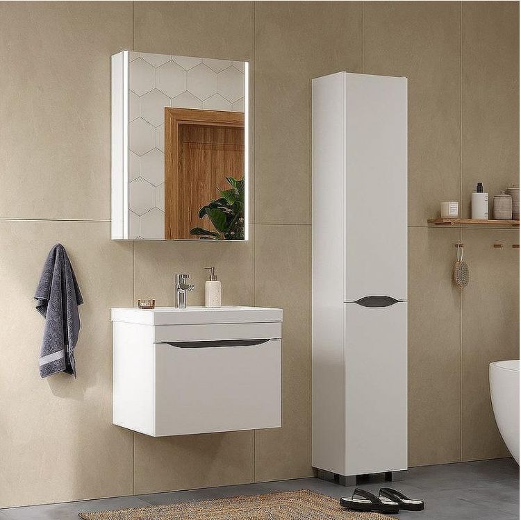 Зеркальный шкаф Volna Prime LED 60 szPRIME60 с подсветкой Белый