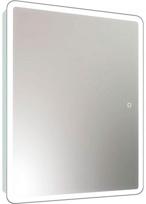 Зеркальный шкаф Mixline Сканди 50 553163 с подсветкой цвет Белый