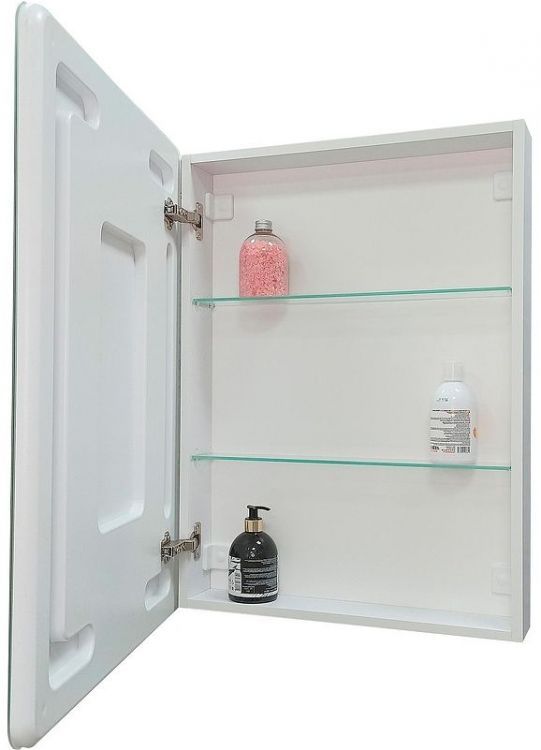 Зеркальный шкаф Mixline Сканди 50 553163 с подсветкой цвет Белый