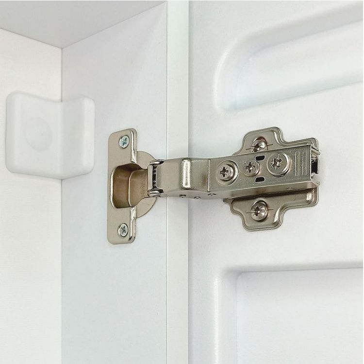 Зеркальный шкаф Mixline Сканди 50 553163 с подсветкой цвет Белый