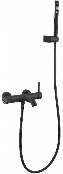 Смеситель для ванны Boheme Uno 463-B Черный матовый