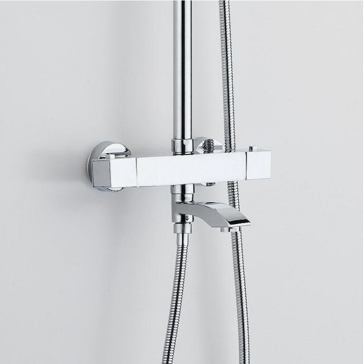 Душевая система Сантаком 7705 с термостатом цвет Хром Душевая система Сантаком 7705 с термостатом цвет Хром