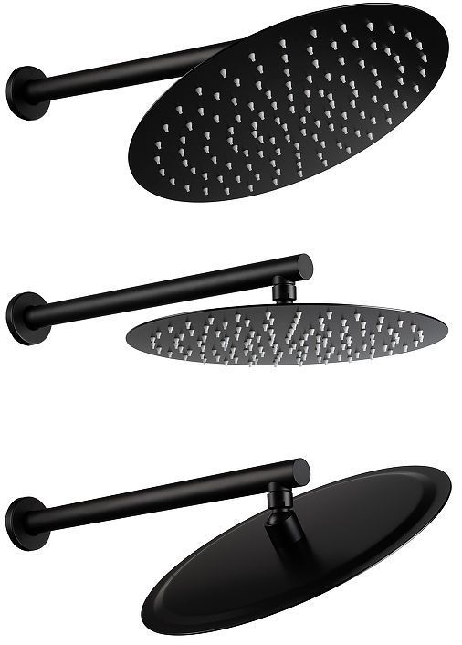 Душевая система FILARETE Roun FL1020BL цвет Черный матовый