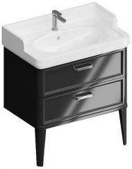 Тумба под раковину Kerama Marazzi Pompei 80 PO.M.80.2\BLK цвет Белый глянцевый